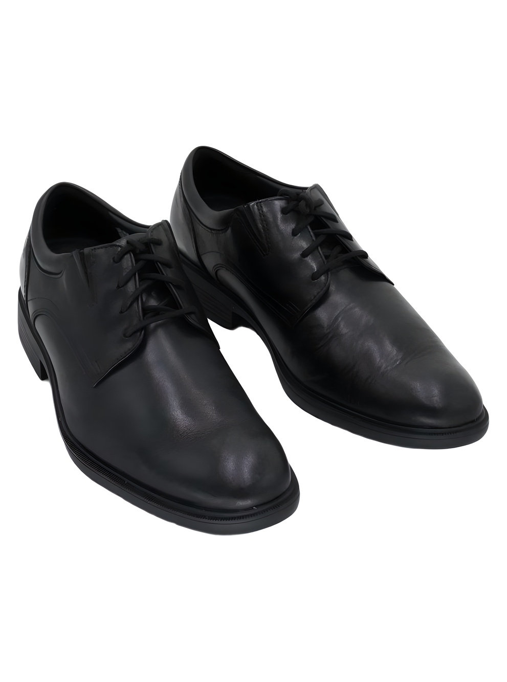 Clarks Mens Steadwell Lace Black Leather Dress Shoes Size 8.5M